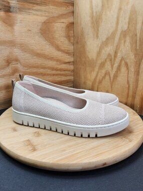 Vioninc Uptown Knit Skimmer Casual Flat Shoes Womens Size 7.5 Wide Worn Once
